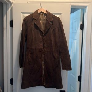 Vintage Jose Luis long leather jacket
